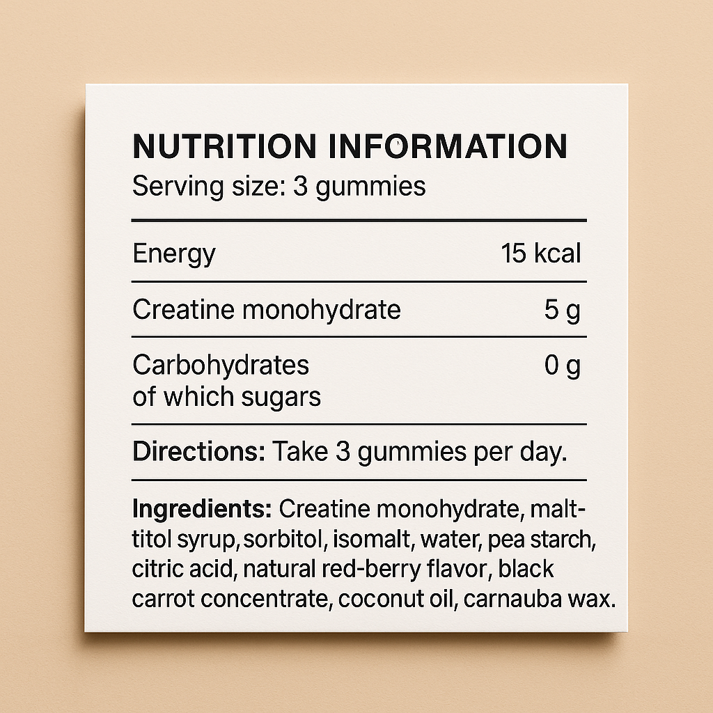 Creatine gummies - for women