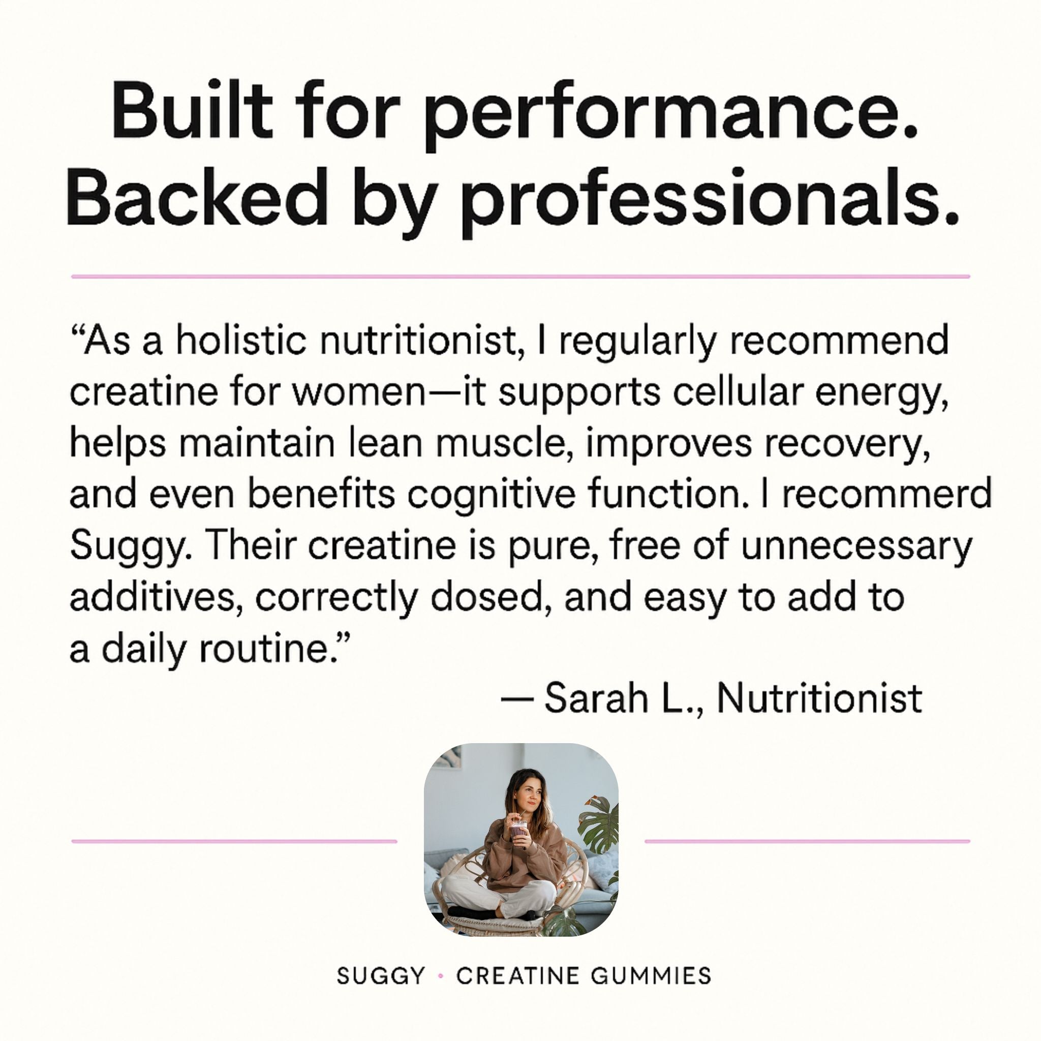 Creatine gummies - for women